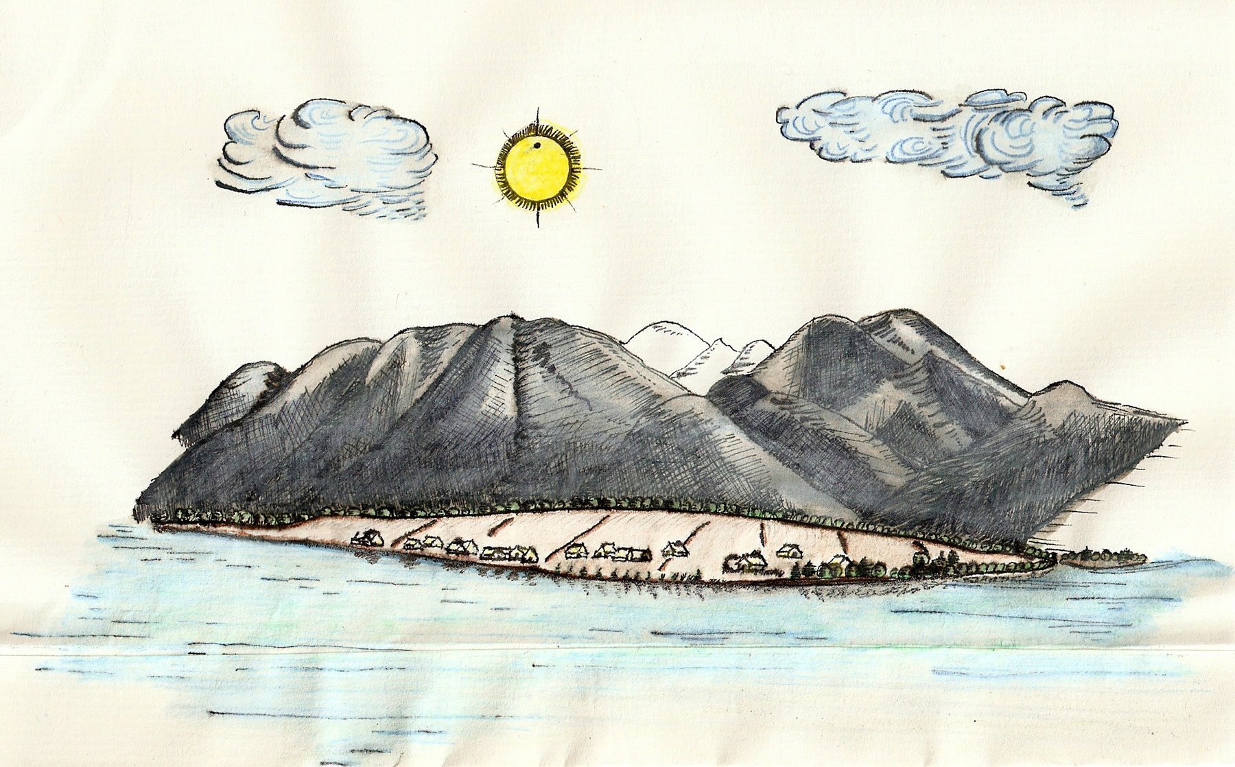 Thomas Wright's 1769 ToV observing station at Île aux Coudres, Lower Canada Thomas Wright's 1769 ToV observing station at Île aux Coudres, Lower Canada